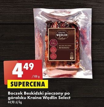 Biedronka Boczek pieczony beskidzki kraina wędlin select oferta
