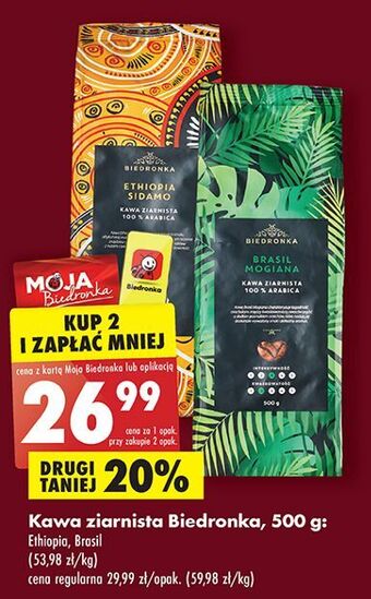 Biedronka Kawa ziarnista brasil mogiana biedronka oferta