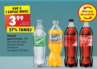 Biedronka Napój pomarańczowy fanta zero oferta