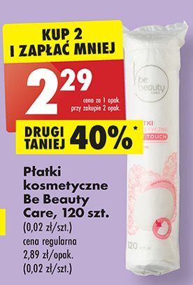 Biedronka Płatki kosmetyczne soft touch be beauty care oferta