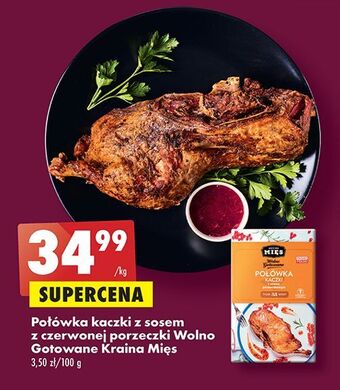 Biedronka Połówka kaczki z sosem czerwonej porzeczki kraina mięs oferta