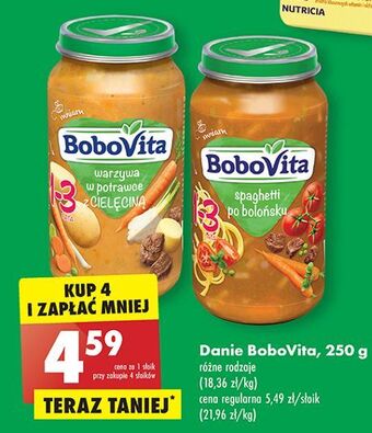 Biedronka Warzywa w potrawce z cielęciną bobovita oferta
