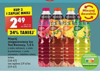 Biedronka Napój o smaku brzoskwiniowym remsey ice tea oferta