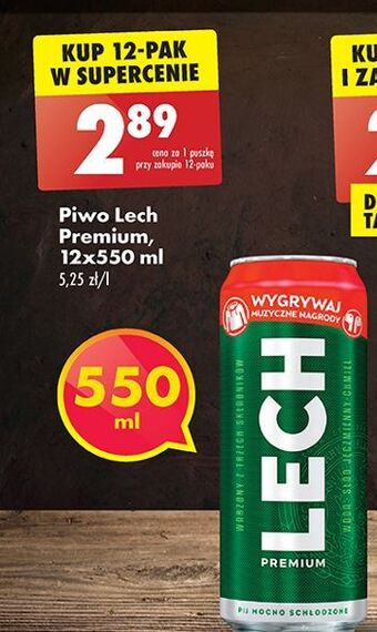 Biedronka Piwo lech premium oferta