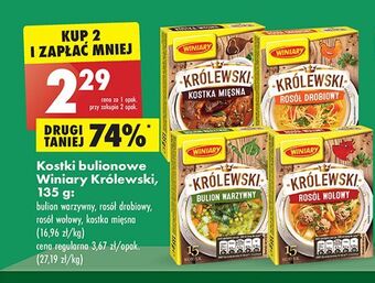 Biedronka Rosół królewski kostka mięsna winiary oferta