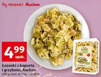 Auchan Auchan Łazanki z kapustą i grzybami, 400g oferta