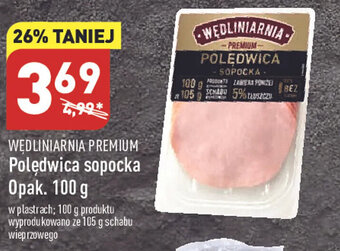 ALDI Wędlinarnia Premium Polędwica sopocka opak. 100g oferta