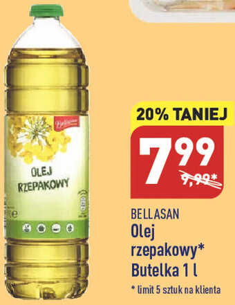 ALDI Bellasan Olej rzepakowy 1l oferta