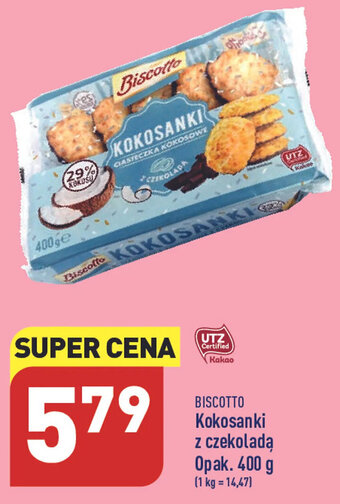 ALDI Biscotto Kokosanki z czekoladą opak. 400g oferta