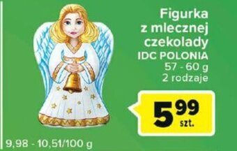 Carrefour IDC Polonia Figurka z mlecznej czekolady 57-60g 2 rodzaje oferta