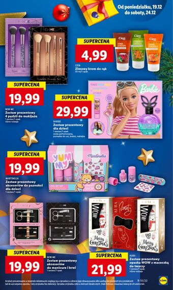 Lidl Zestaw pędzli do makijażu newme oferta