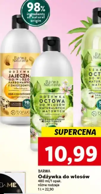 Lidl Odżywka octowa barwa naturalna oferta