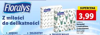 Lidl Serwetki 33 x cm floralys oferta