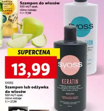 Lidl Szampon do włosów syoss nutrition oferta