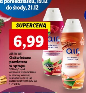 Lidl Odświeżacz powietrza frosty berry evening air by w5 oferta