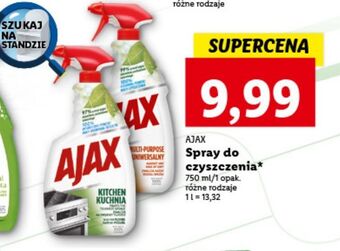 Lidl Spray do czyszczenia ajax kitchen oferta