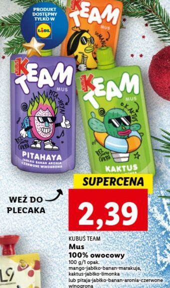 Lidl Mus pitahaja kubuś team oferta