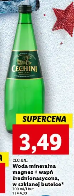 Lidl Woda wysokozmineralizowana muszyna cechini oferta