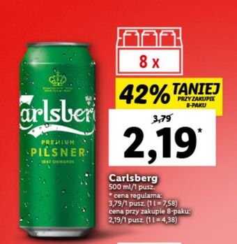 Lidl Piwo carlsberg oferta