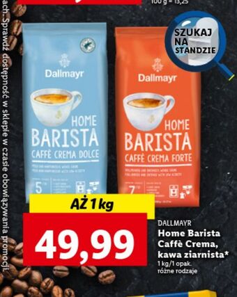Lidl Kawa dallmayr home barista caffe crema forte oferta