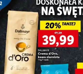 Lidl Kawa dallmayr crema d'oro oferta