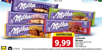 Lidl Czekolada nutty choco wafer milka mmmax oferta