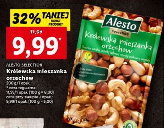 Lidl Mieszanka orzechów królewska alesto oferta