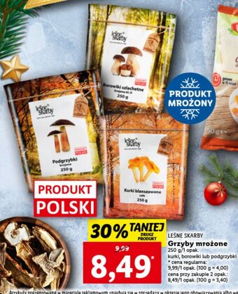 Podgrzybki krojone mrożone leśne skarby