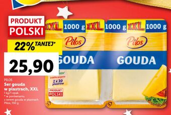 Lidl Ser gouda plastry pilos oferta