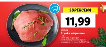 Lidl Szynka wieprzowa rzeźnik codzienna dostawa oferta