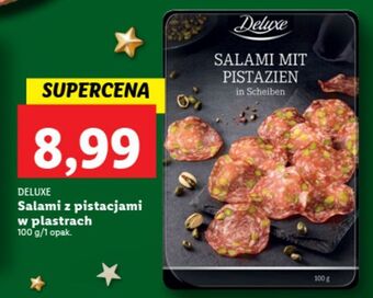 Lidl Salami z pistacjami deluxe oferta