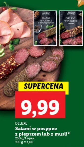 Lidl Salami w posypce z musli deluxe oferta