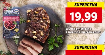 Lidl Szynka z żurawiną i kardamonem skiba oferta