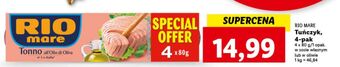 Lidl Tuńczyk kawałki w sosie własnym rio mare oferta