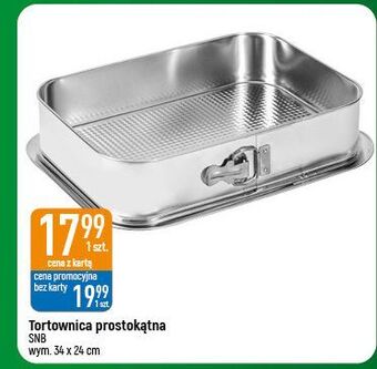 E.Leclerc Tortownica prostokątna 34 x 24 cm snb oferta