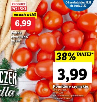 Lidl Pomidory rzymskie oferta