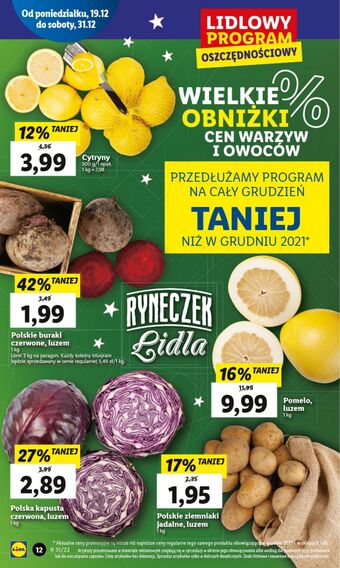 Lidl Buraki oferta
