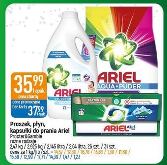 E.Leclerc Proszek do prania kolorowego ariel aqua puder oferta