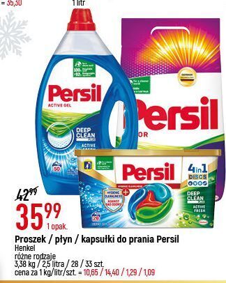 E.Leclerc Kapsułki do prania 4in1 deep clean persil discs oferta