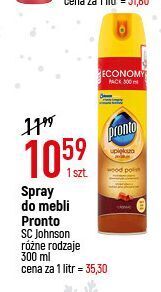 E.Leclerc Spray do mebli classic pronto wood oferta