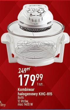 E.Leclerc Opiekacz khc-615 halogen botti electronic oferta