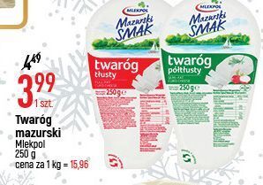 E.Leclerc Twaróg półtłusty mazurski smak oferta