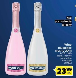 Carrefour Express Wino monte santi ice rose oferta