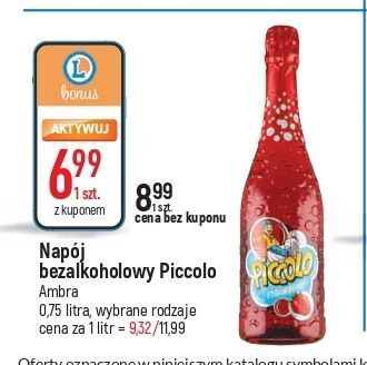 Napój truskawkowy piccolo