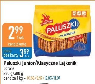 E.Leclerc Paluszki słone lajkonik oferta