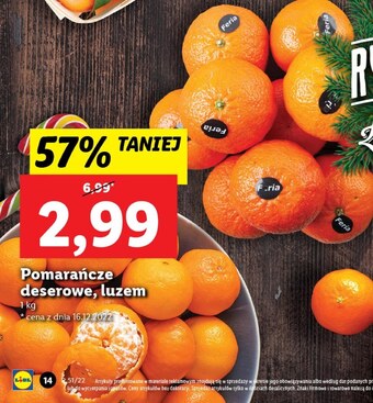 Lidl Pomarańcza oferta