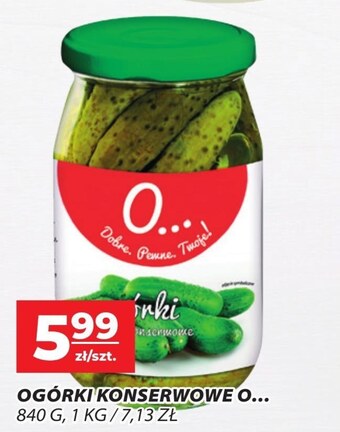 Top Market Ogórki konserwowe o... oferta