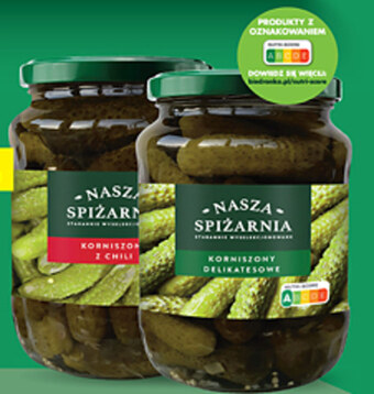 Biedronka Korniszony nasza spiżarnia oferta