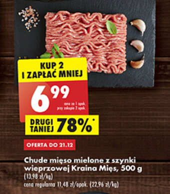 Biedronka Mięso mielone kraina mięs oferta