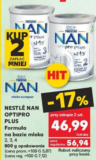 Kaufland Mleko 2 nestle nan optipro oferta